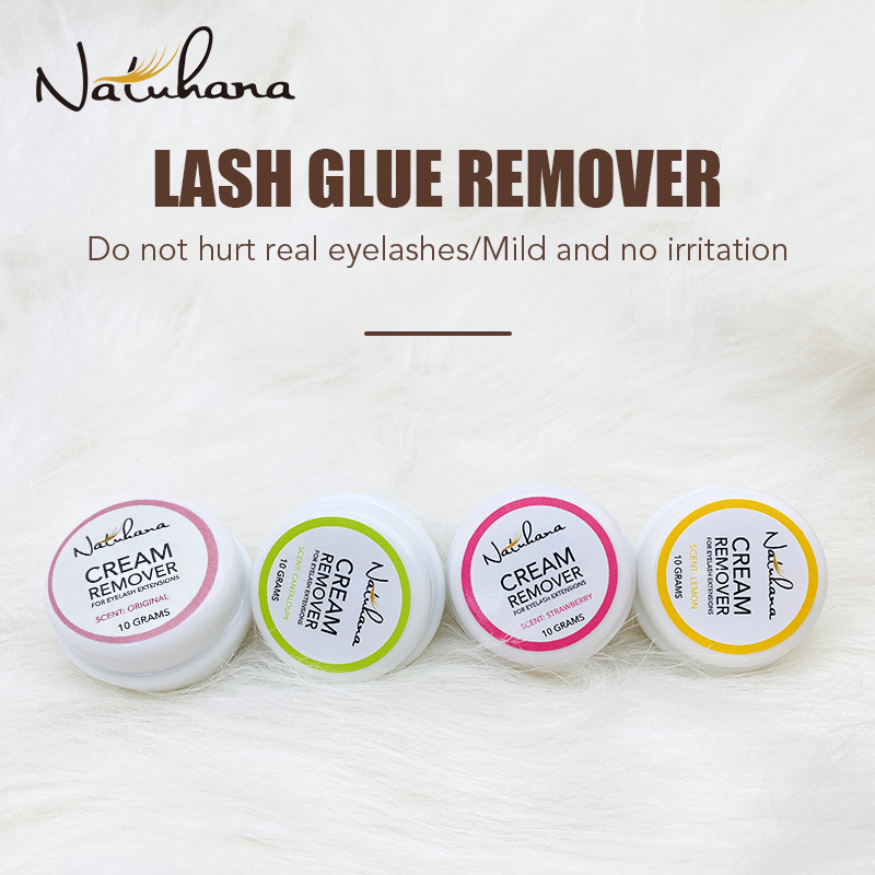 Eyelash Extension Gel Remover - ナチュハナ プロフェッショナル ラッシュグルーリムーバークリーム クイックアンローディング接着剤 まつげエクステリムーバークリーム 簡単メイクツール