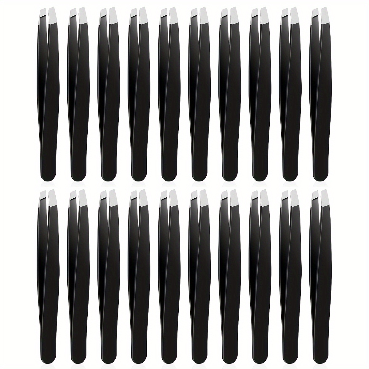Eyelash Extension Remover - 1/20個入り精密ステンレスピンセットセット、まつげ、埋没毛除去、まつげエクステ用 - 完璧な摘み取りに最適
