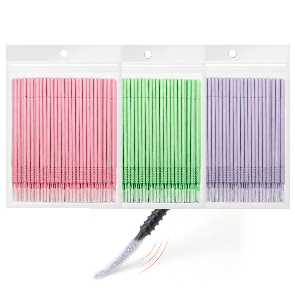 500本入りまつげエクステ洗浄スワブ ロング/ショートチップ - Eyelash Extension Maps のレビューと価格