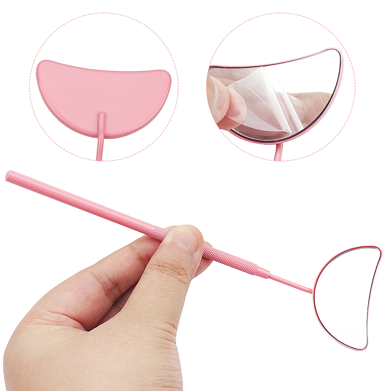 1 個まつげエクステンションミラー月型取り外し可能なステンレ - Eyelash Extension Remover At Home のレビューと価格