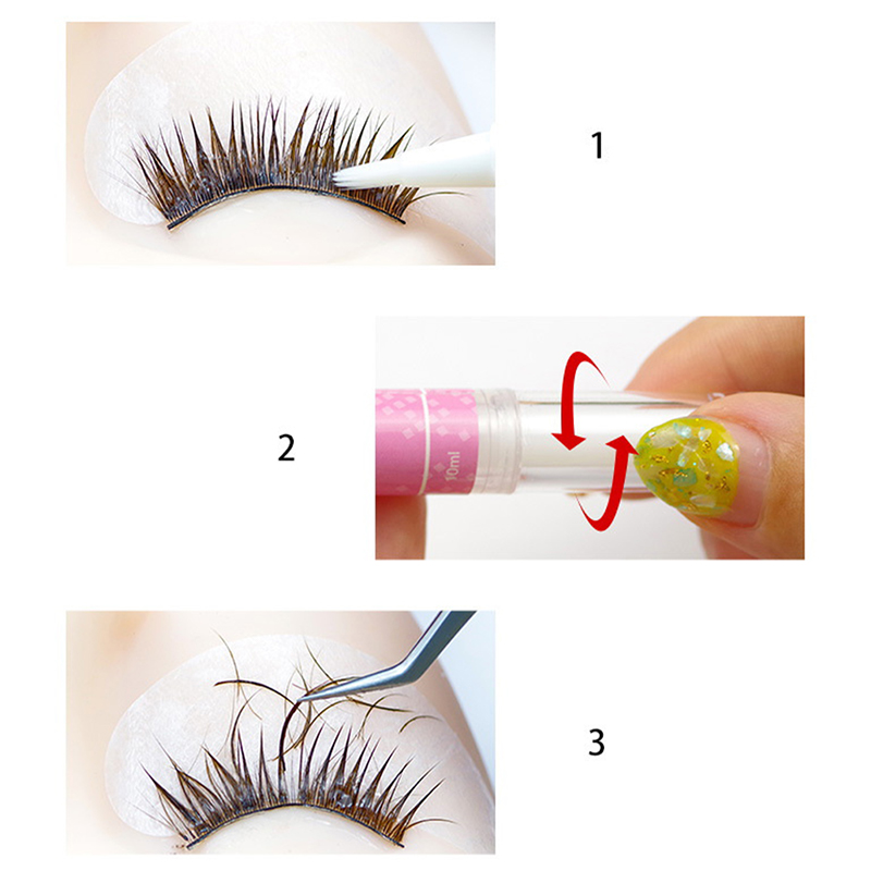 10 ミリリットルグラフティングまつげエクステンション接着剤 - Eyelash Extension Gel Remover のレビューと価格