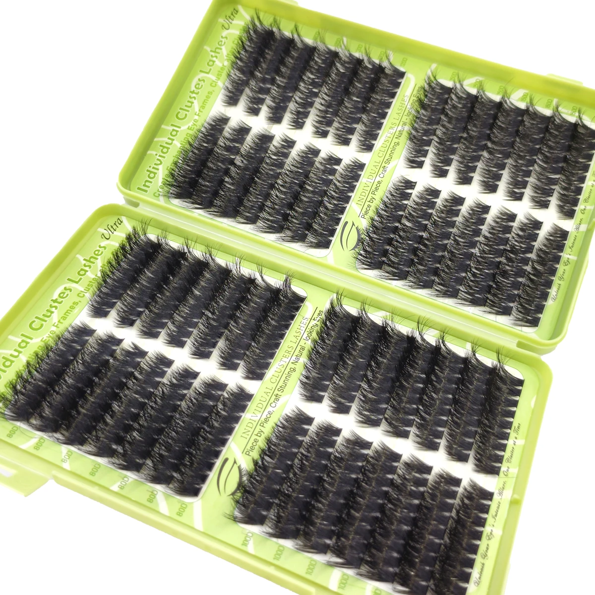 AMSDCN ラッシュクラスターブック DIYまつげエクステ - Eyelash Extension Mega Volume のレビューと価格