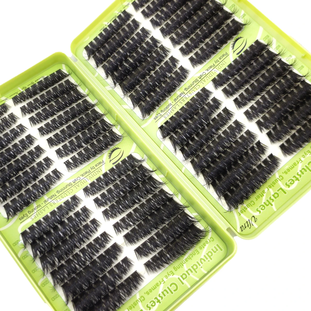 AMSDCN ラッシュクラスターブック DIYまつげエクステ - Eyelash Extension Mega Volume のレビューと価格
