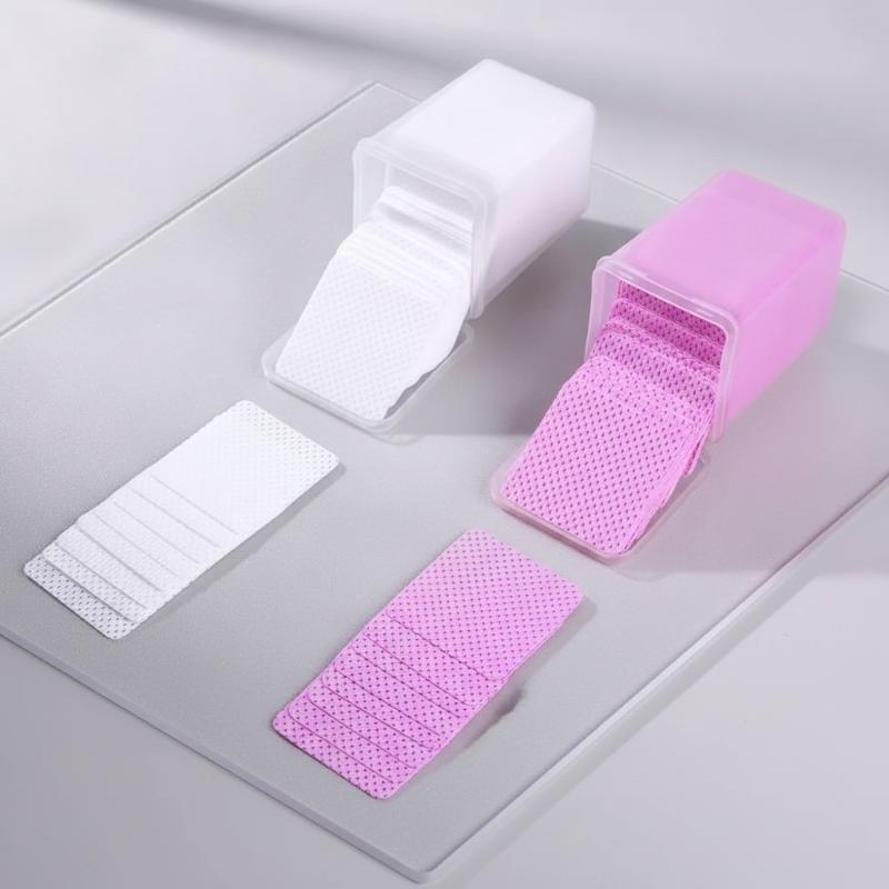 200枚入り 糸くずの出ないネイルワイプ まつげエクステグル - Eyelash Extension Remover のレビューと価格
