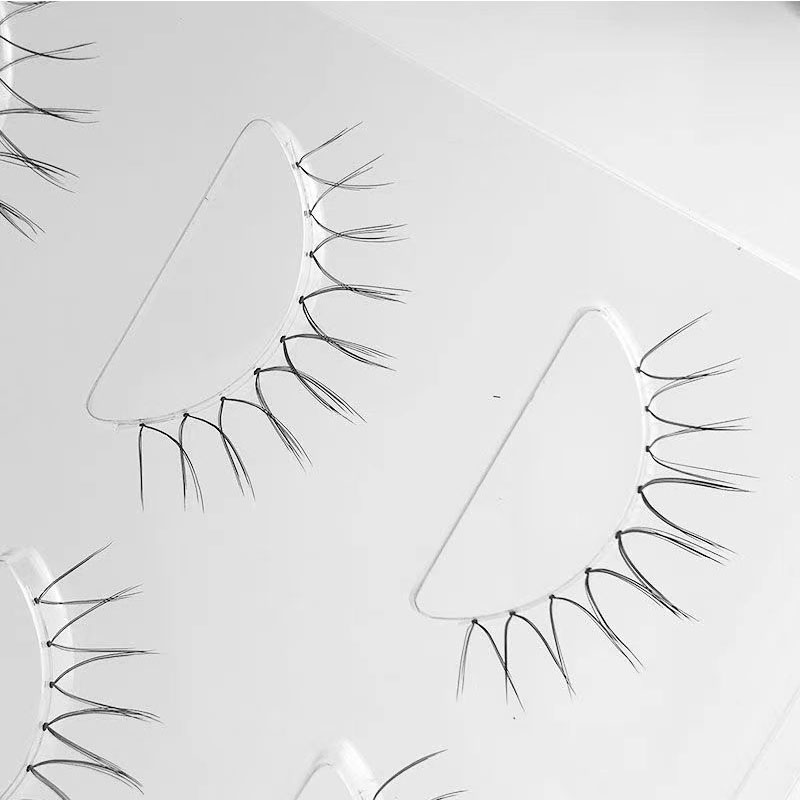 韓国の女の子グループ,つけまつげ,天然透明ステム,手作りのま - Eyelash Extension Korean のレビューと価格