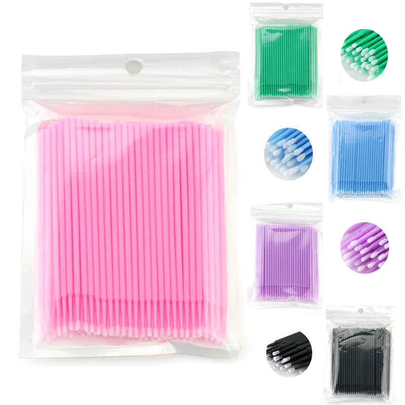 まつげエクステ用使い捨てマイクロブラシ,50個,100個,個 - Eyelash Extension Remover のレビューと価格