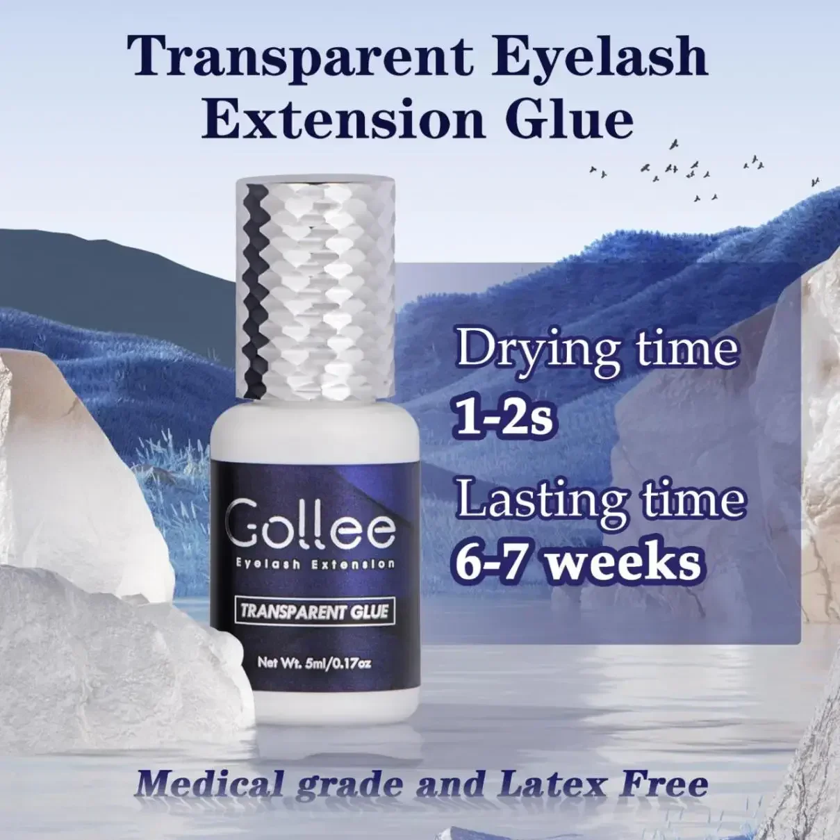 ゴリーフィール クリアまつげエクステグルー 透明接着剤 1秒 - Eyelash Extension Gel Remover のレビューと価格