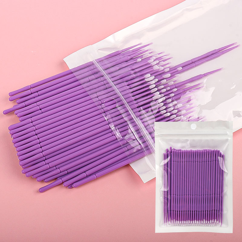100本入り/袋 竹製まつげエクステ洗浄綿棒 ラッシュリフト - Eyelash Extension Remover のレビューと価格