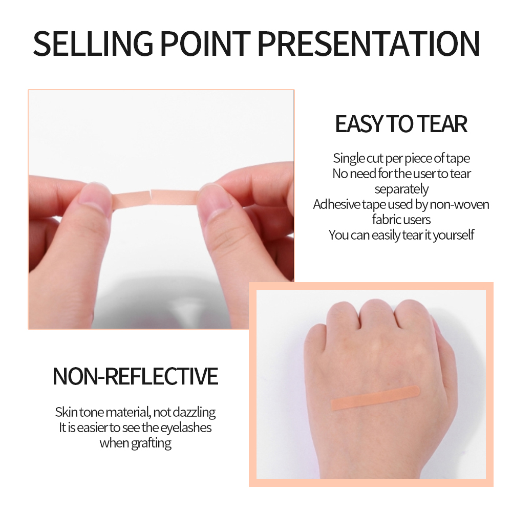 10/20 個まつげテープ不織布微細孔まつげエクステンション - Eyelash Extension Remover At Home のレビューと価格