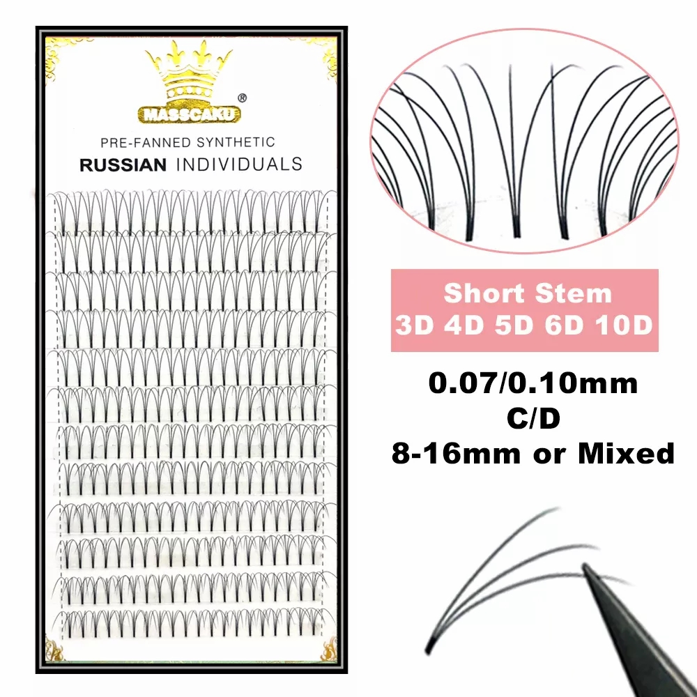 MASSCAKU まつげ既成ワイドファン 3d/4d/5d/ - Eyelash Extension Or Extensions のレビューと価格