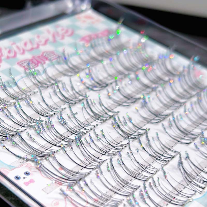 ミクシャオヘ 韓国風 自己粘着式 ダイヤモンドラッシュ 星空 - Eyelash Extension Korean のレビューと価格