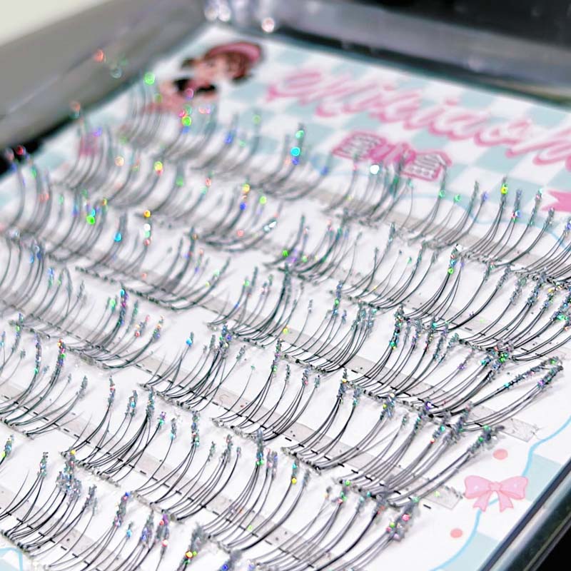 ミクシャオヘ 韓国風 自己粘着式 ダイヤモンドラッシュ 星空 - Eyelash Extension Korean のレビューと価格