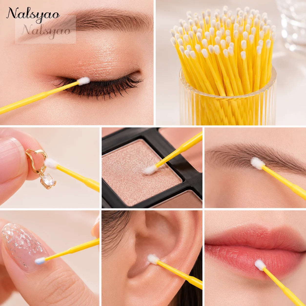 500本入りまつげエクステンションクリーニングスワブ、ラッシ - Eyelash Extension Remover のレビューと価格