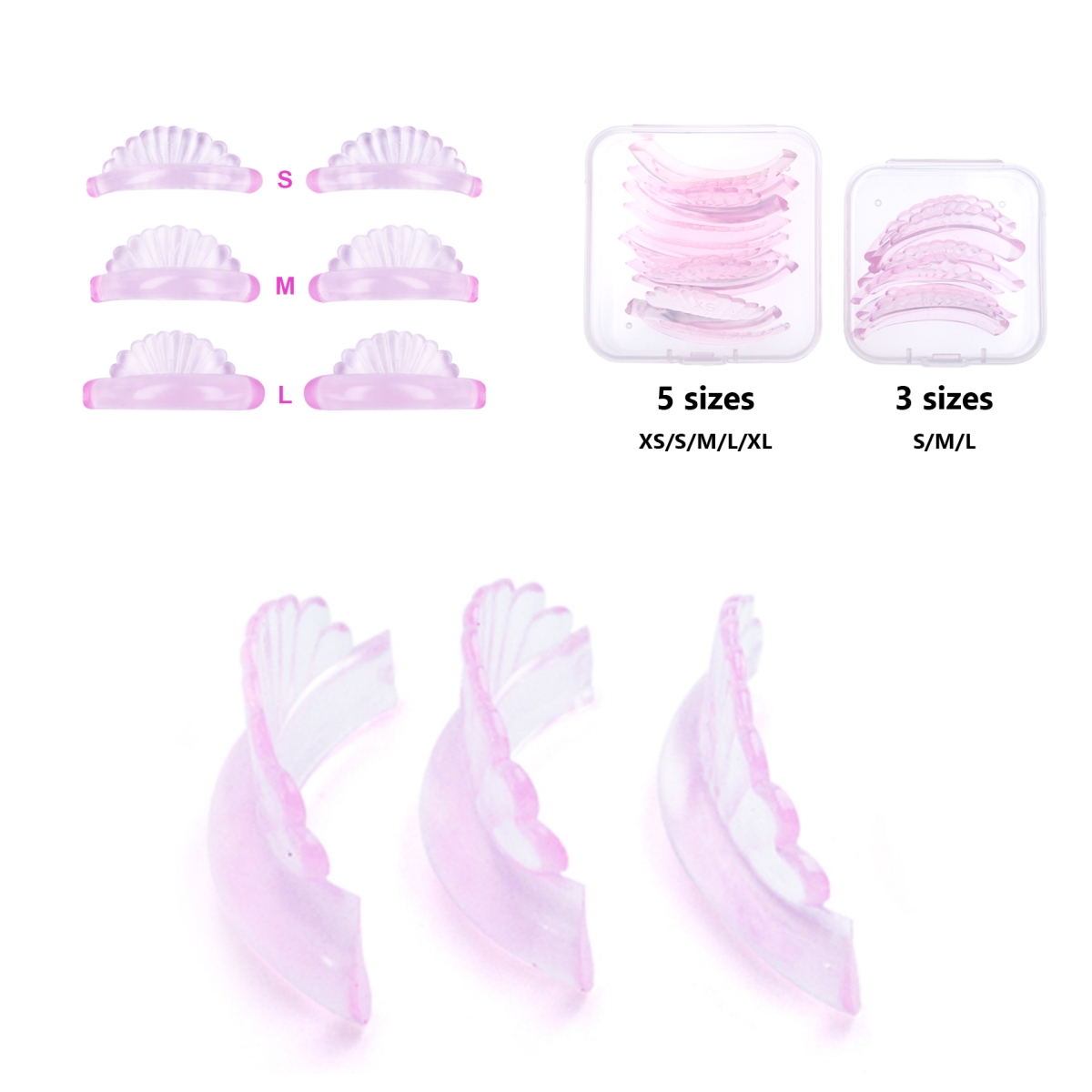 3 ペアまたは 5 ペアラッシュリフトシリコンパッドまつげパ - Eyelash Extension Or Extensions のレビューと価格