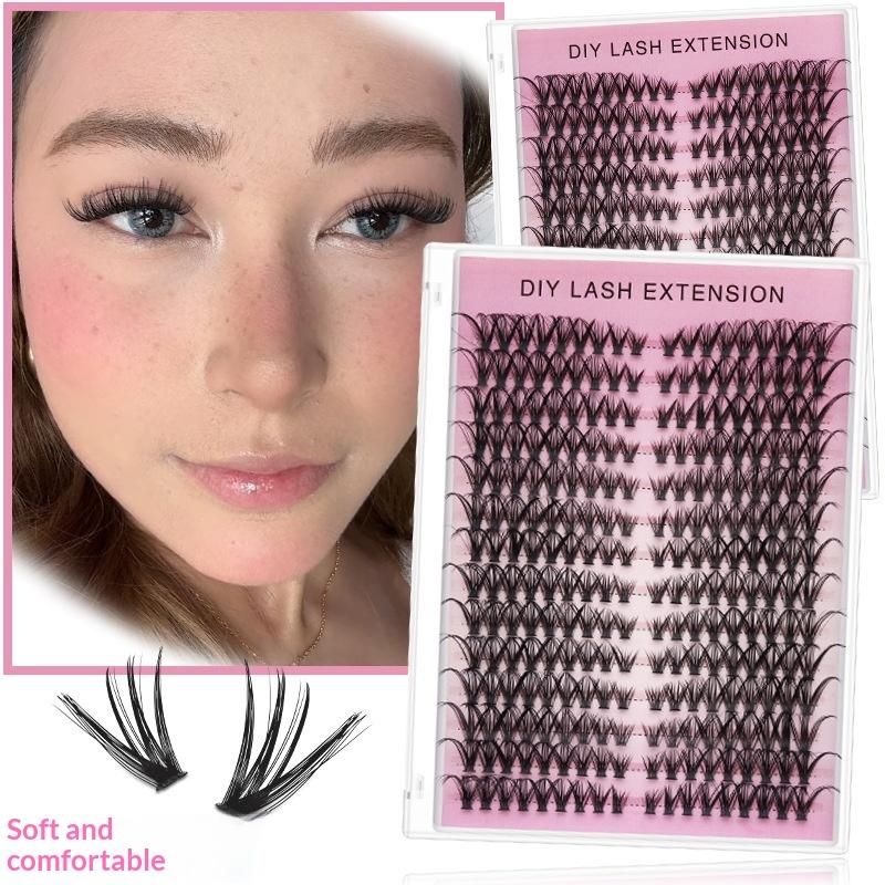 【M】14列DIYまつげエクステクラスター個別まつげボリュー - Eyelash Extension Or Extensions のレビューと価格