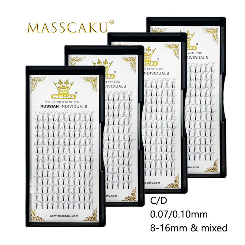 卸売12列3D 4D 5D 6Dプレメイドファン ロシアンボ - Eyelash Extension Mega Volume のレビューと価格