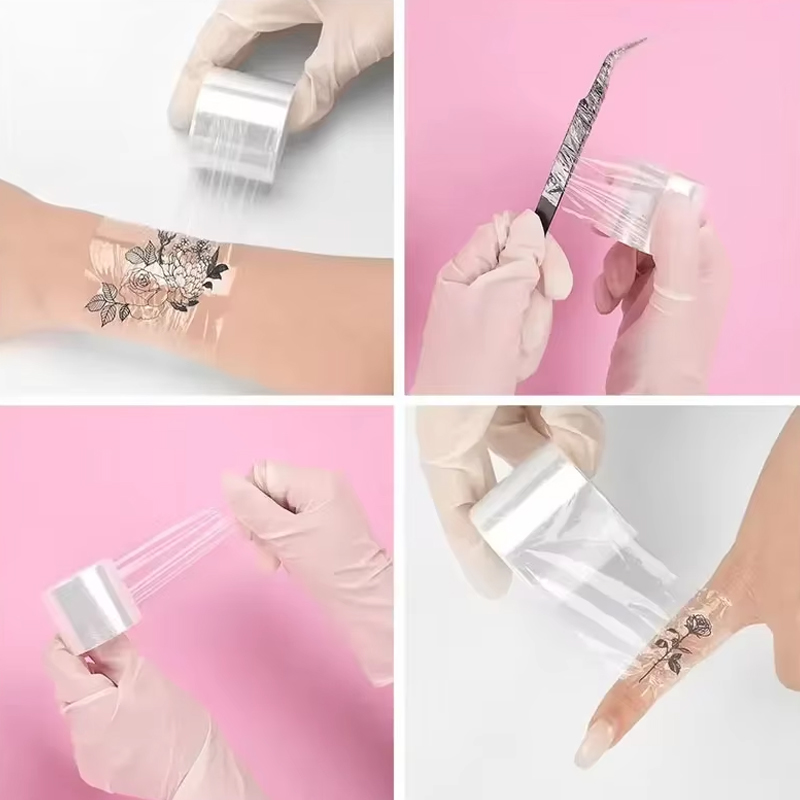 200 メートル/ロールクリアメイクアップフィルムリップ眉毛 - Eyelash Extension Maps のレビューと価格