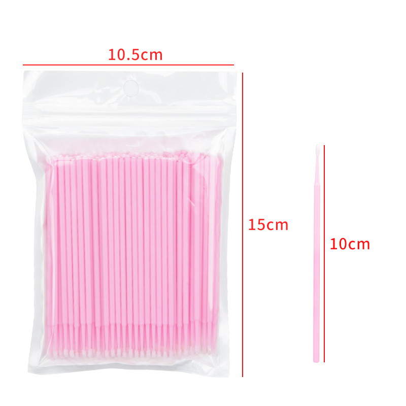 500/1000 個マイクロブラシまつげブラシクリスタル綿棒 - Eyelash Extension Remover のレビューと価格