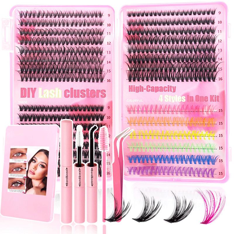 まつげエクステキット ナチュラルカラー ウィスピークラスター - Eyelash Extension Or Extensions のレビューと価格