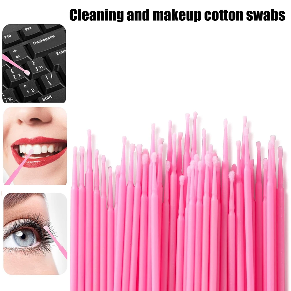 300 個個別ツールまつげ除去用使い捨てマイクロブラシまつげ - Eyelash Extension Remover のレビューと価格