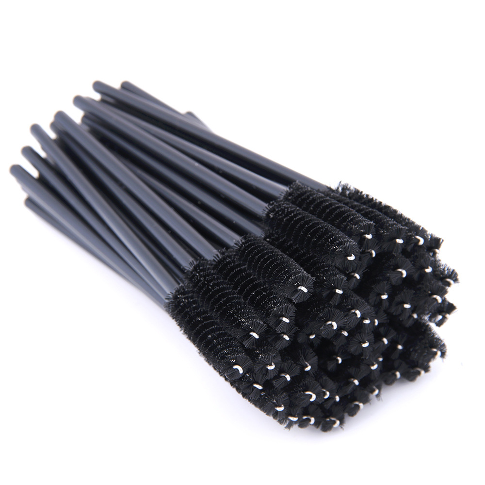 50/100 個まつげブラシマスカラワンドまつげメイクブラシ - Eyelash Extension Remover のレビューと価格
