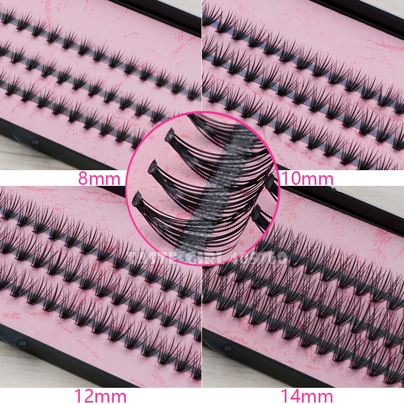 30 トレイ 57 ノット 20 毛またはテーパードブラック - Eyelash Extension Or Extensions のレビューと価格