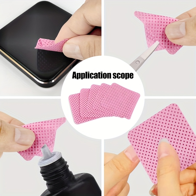 50/100/200枚入り糸くずの出ないネイルワイプ、ジェル - Eyelash Extension Remover のレビューと価格
